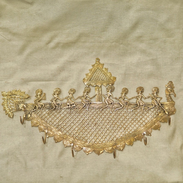 Buy Brass Boat Keyholder (Big) Online at Ocher Studio