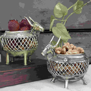 Bull Dryfruit Bowl Set