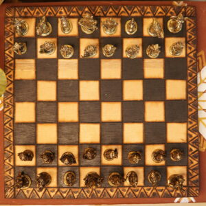 Tribal chess set