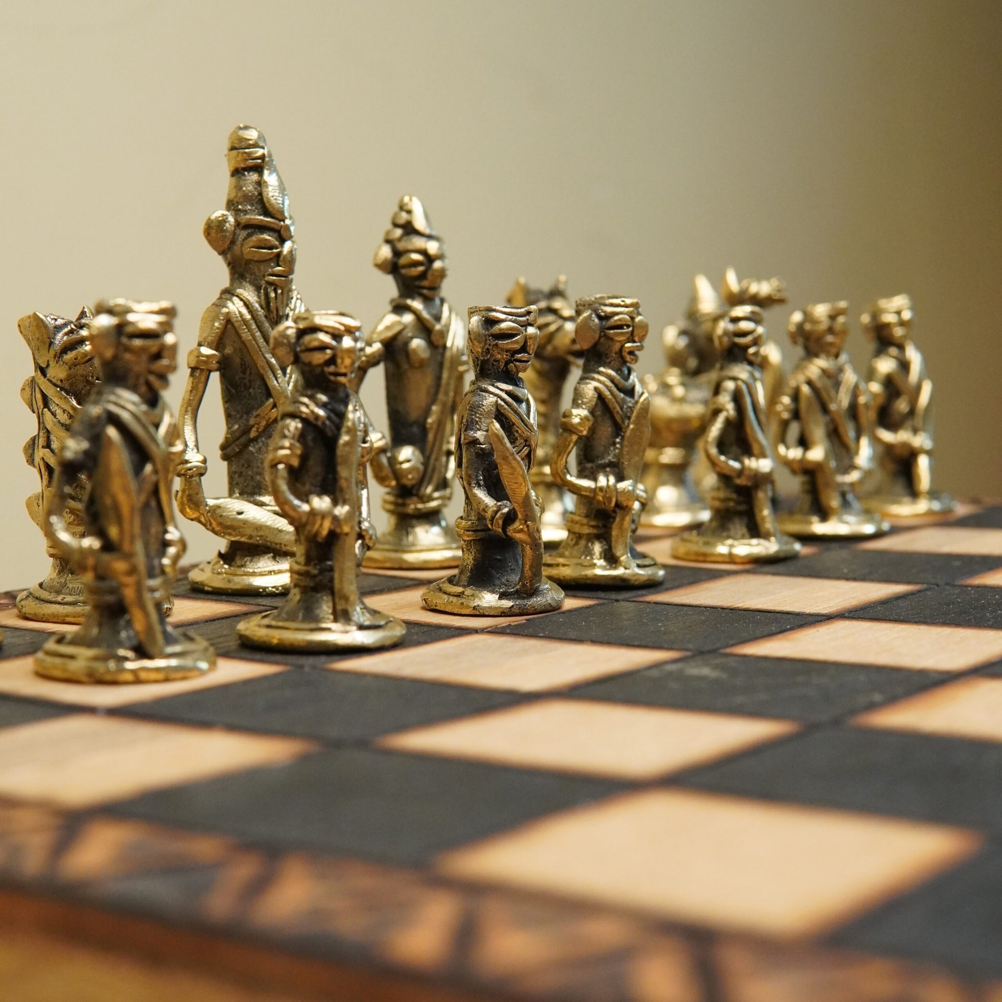 Tribal chess set