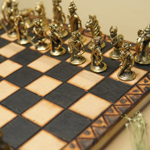 Tribal chess set