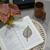 Brass Leaf Bookmark